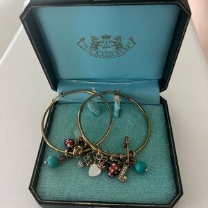 Vintage juicy couture charm earrings